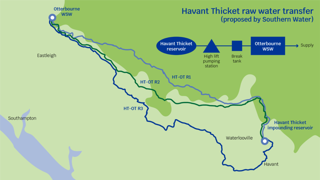 Havant Thicket raw water transfer proposed by Southern Water
